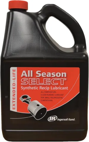 Ingersoll Rand 38440236 OEM All Season Select Synthetic Lubricant, 5L Bottle