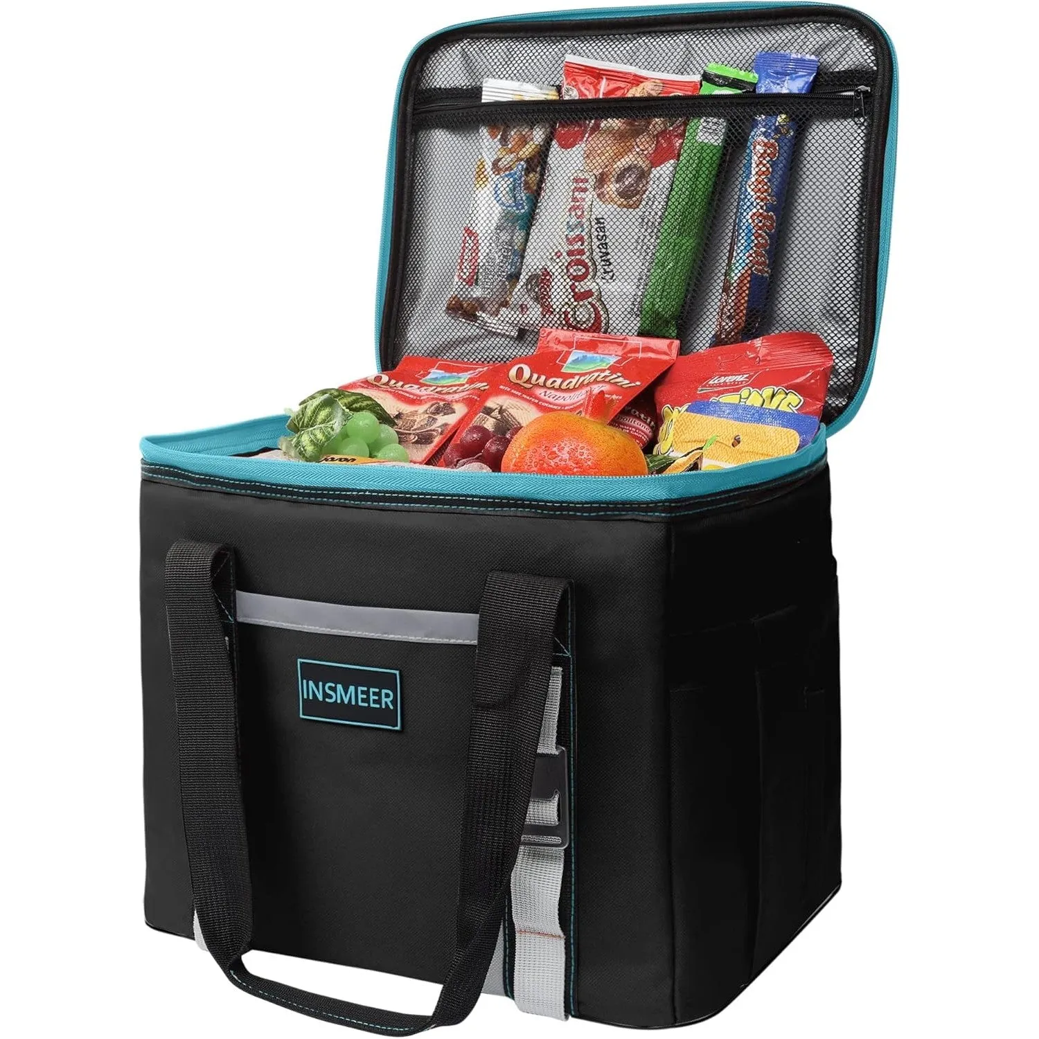 INSMEER Cooler Bag Large - 30-80 Cans, Reusable 55L/25L Soft Cooler Bags, Insulated Grocery Bags - Cooler with Bottle Opener & Removable Shoulder Strap - for Beach, Camping, Picnic, Travel - Outdoor