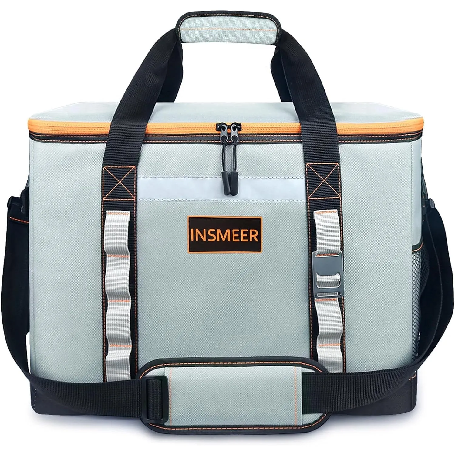 INSMEER Cooler Bag Large - 30-80 Cans, Reusable 55L/25L Soft Cooler Bags, Insulated Grocery Bags - Cooler with Bottle Opener & Removable Shoulder Strap - for Beach, Camping, Picnic, Travel - Outdoor