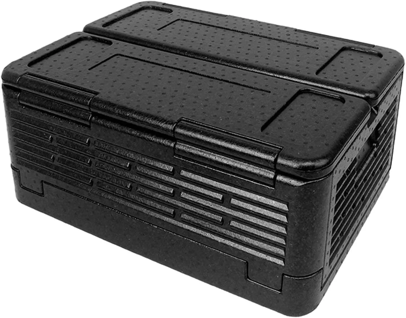 Insulated Food Cooler 60L Large Foldable Food Transport Food Pan Carrier with Lid Lightweight Waterproof for Parties Camping