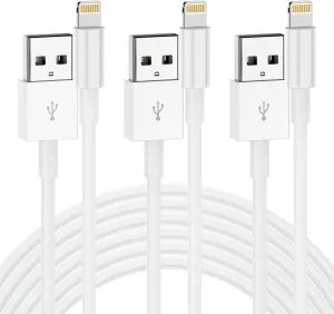 iPhone Charger Cable 10 Ft,[Apple MFI Certified] 3Pack Extra Long USB to Lightning Cable 10 Feet,Apple Charging Power Cord 10 Foot for iPhone 14 13 12 11 Pro Max Mini XR X 9 8 7Plus 6s ipad