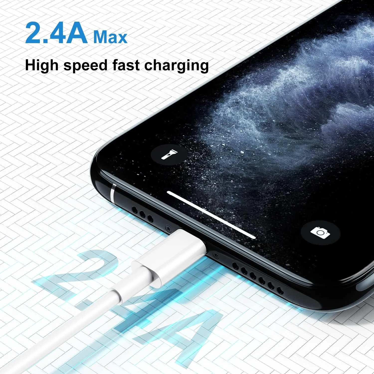iPhone Charger Cable 10 Ft,[Apple MFI Certified] 3Pack Extra Long USB to Lightning Cable 10 Feet,Apple Charging Power Cord 10 Foot for iPhone 14 13 12 11 Pro Max Mini XR X 9 8 7Plus 6s ipad