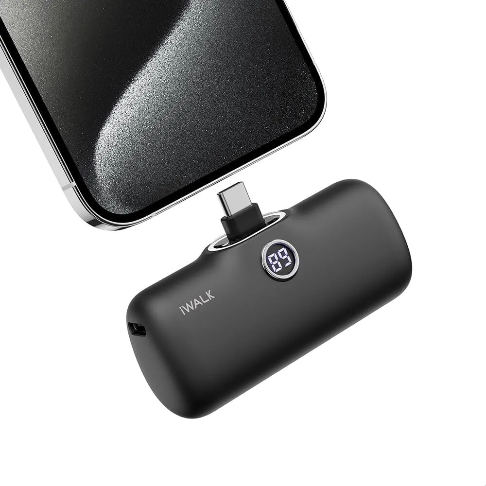 iWALK USB-C Portable Charger for iPhone 15/16, Mini 20W 4800mAh Wireless Power Bank Fast Charging Travel Battery Pack Compatible with iPhone 16/15/15 Plus/15 Pro/15 Pro Max, Andriod Phone Samsung