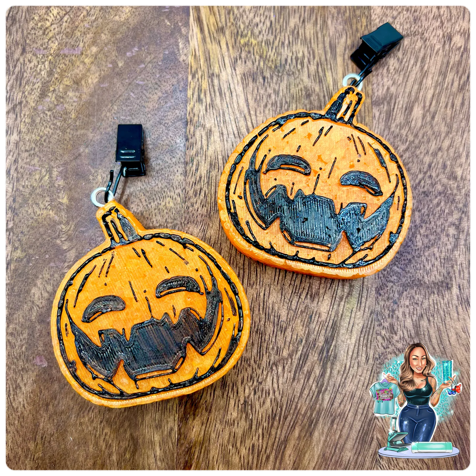 Jack-O-Lantern Vent Clips