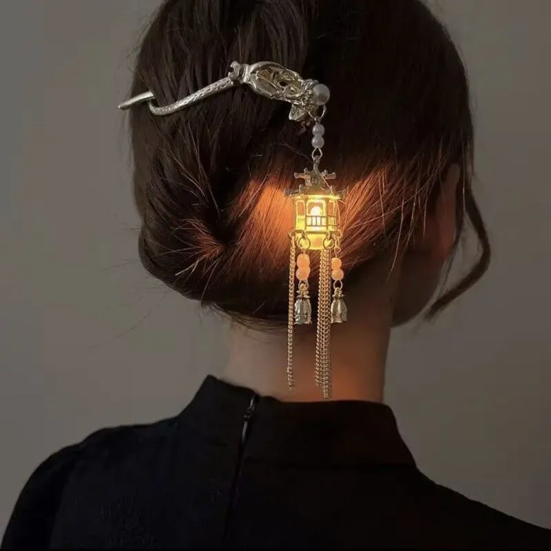 Japanese lantern Hair Clip
