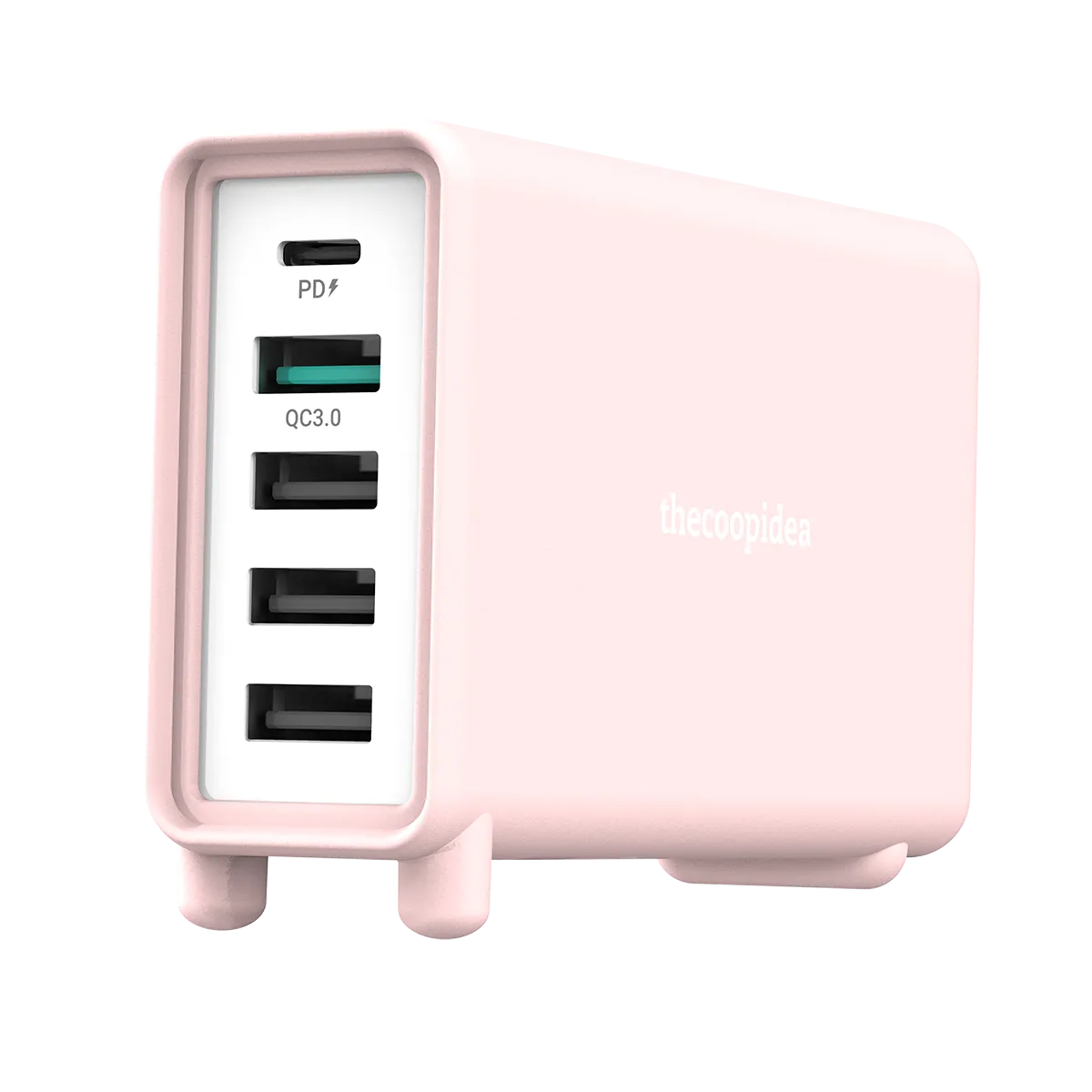 JELLO - 32W 5 Port PD Charger with USB-C and 4 USB-A output (UK plug)
