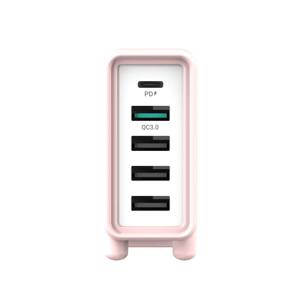 JELLO - 32W 5 Port PD Charger with USB-C and 4 USB-A output (UK plug)