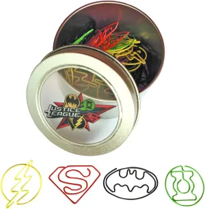 Justice League Paper Clip Set (40 Piece)