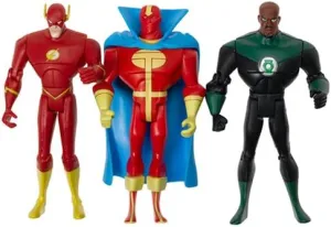 Justice League Unlimited The Flash, Green Lantern, Red Tornado-H2107
