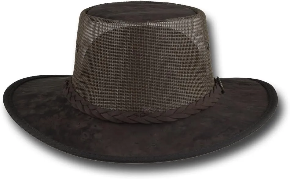 Kangaroo Cooler Leather Hat - Item 1038