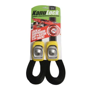 Kanulock Lockable Roof Rack Straps 4m