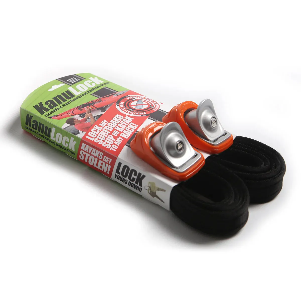 KanuLock Lockable Tie Down Set 11' or 13'