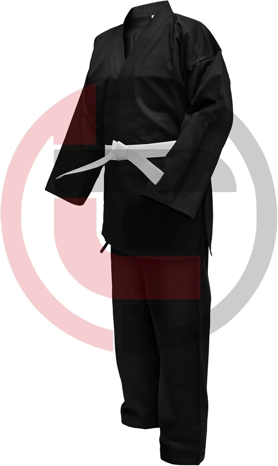 Karate Uniform for Kids & Adults Lightweight Student Karate Gi Martial Arts Uniform Set with Free Karate Belt