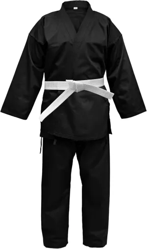 Karate Uniform for Kids & Adults Lightweight Student Karate Gi Martial Arts Uniform Set with Free Karate Belt