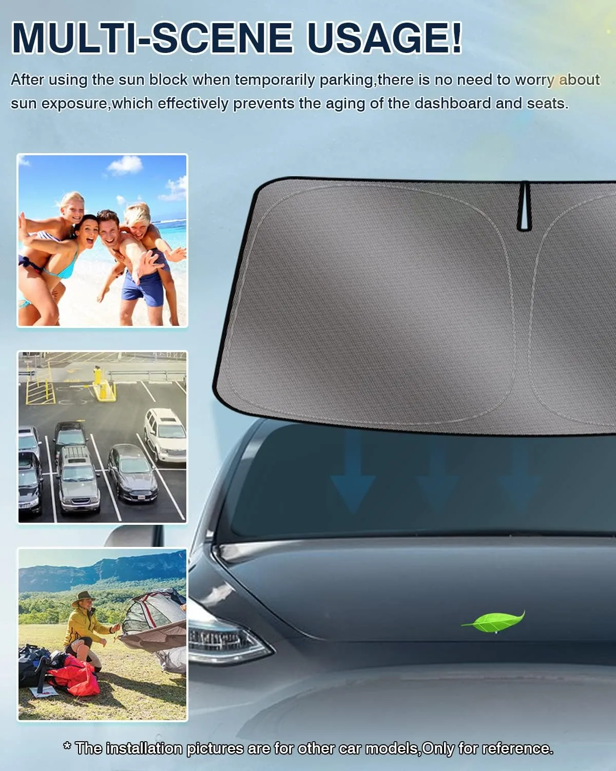 Karltys Windshield Sun Shade for 2022-2024 2025 Lexus NX NX250 NX350 NX350h NX450h  Accessories, UPF50  Reflective Front Window Sunshade for Lexus NX Foldable Sun Visor Protector Keep Car Cooler