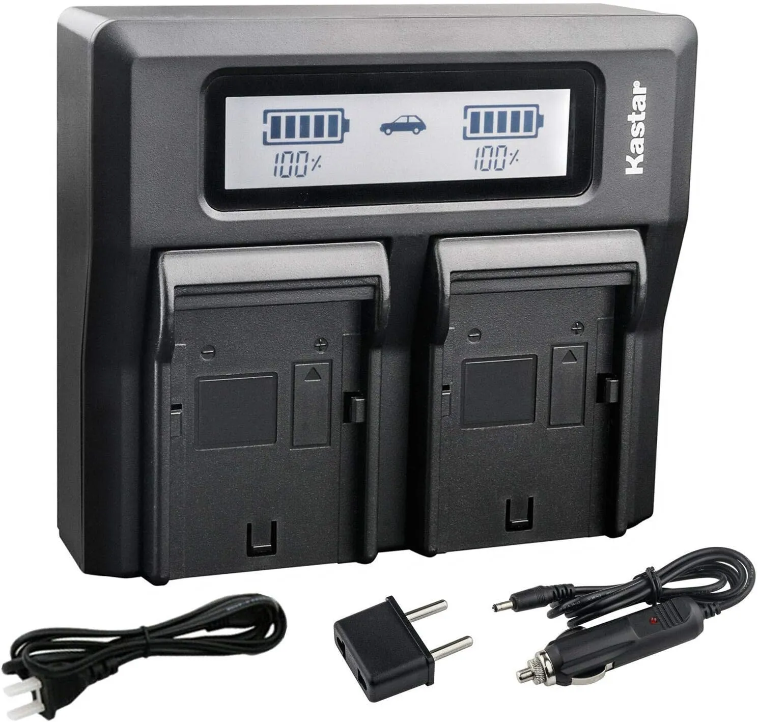 Kastar LCD Dual Fast Charger for Topcon BT-60Q BT-61Q BT-62Q BT-65Q BT-66Q GMS-2 Survey Instrument Battery, Topcon BC-30 BC-30D BT-30 Charger, Topcon Total Stations
