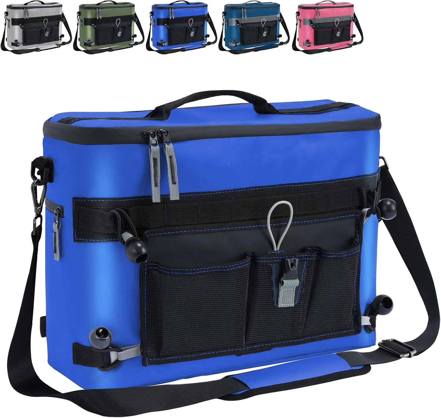 Kayak Cooler, Waterproof Kayak Seat Back Cooler for Kayaks-Chair Style Seats, Kayak Accessories Cooler Bag, Portable Ice Chest Cooler for Kayaking, Travel, Camping, Beach, Picnic (Military Green)