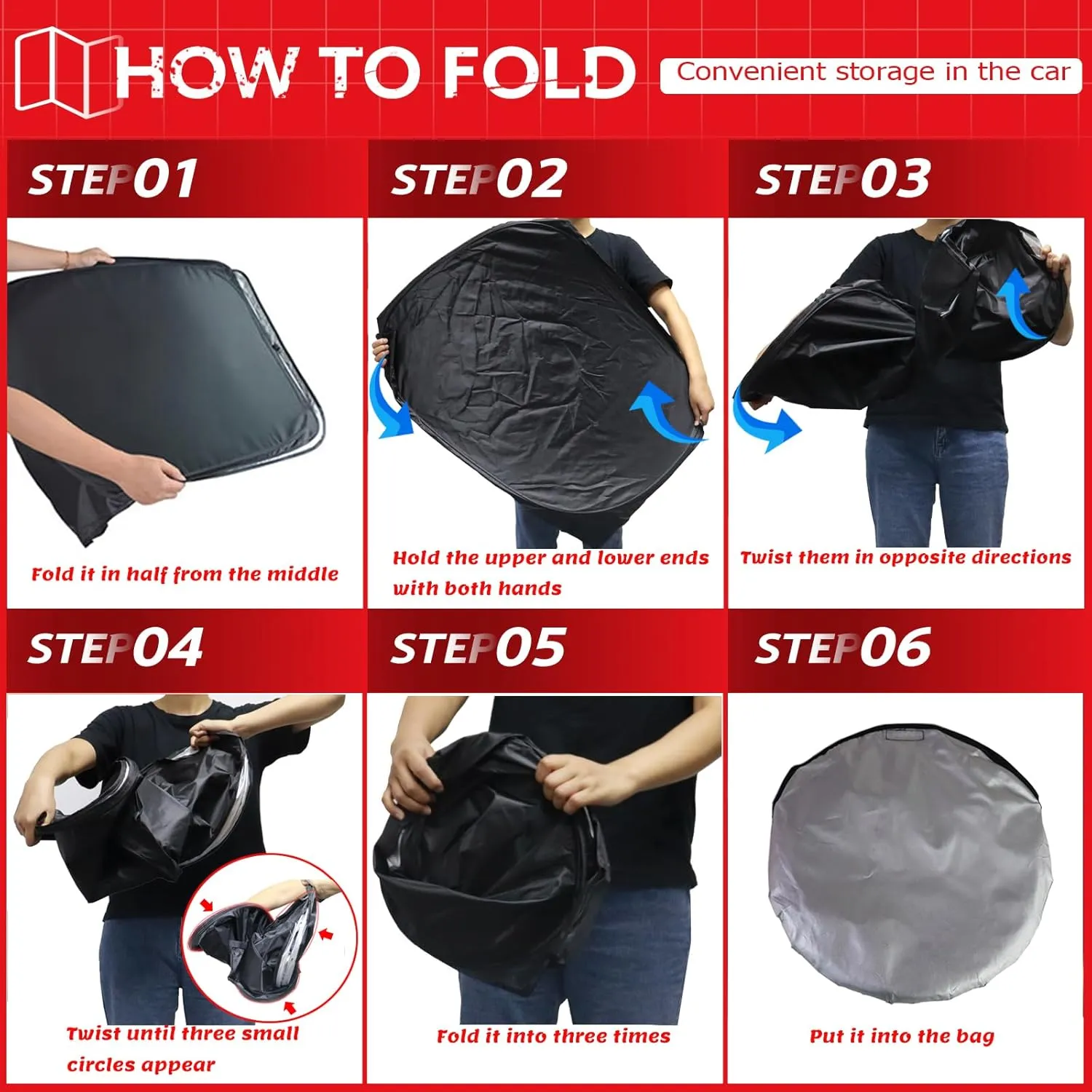 KAYZT Windshield Sun Shade for Toyota RAV4 2019-2025 RAV-4 Foldable Sunshade SUV Front Window Custom Fit Accessories