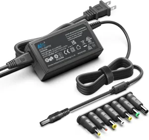 KFD Universal 20V Power Supply 20V 3.25A 3A 2.5A 2A 1.5A AC Adapter 7 Barrel Plugs for Bose Soundbar Sony Polk Yamaha Braven Ready Elite Speaker Theragun Elite Massager MSI Monitor Charger Cord Cable
