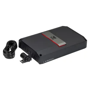 Kicker LX3000.1 3000w Mono Class-D Subwoofer Amplifier with Smart Bass (51LX30001)