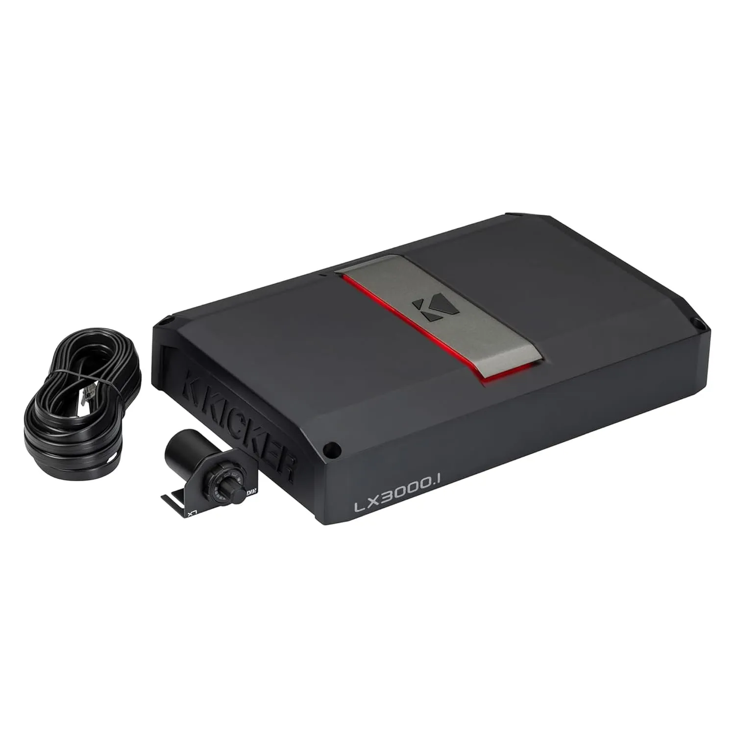Kicker LX3000.1 3000w Mono Class-D Subwoofer Amplifier with Smart Bass (51LX30001)
