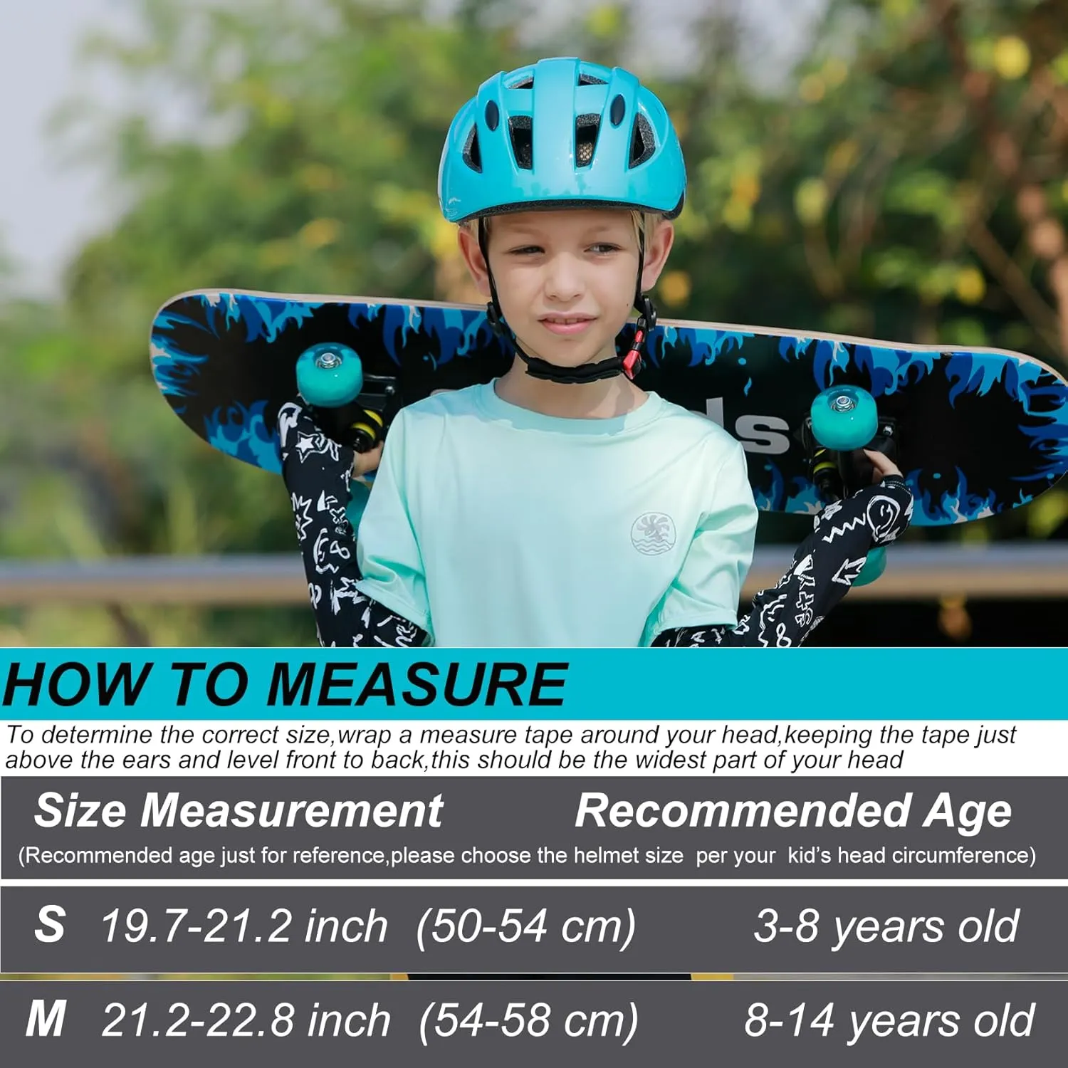Kids Bike Helmet,2 Sizes Adjustable for Youth Child Boys & Girls Ages 3-5-8-14,Ventilation and Multi-Sport for Bicycle Scooter Skate