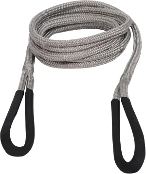 Kinetic Recovery Rope, 5/8" x 20 Feet 15100 lbs Elasticity Energy Snatch Rope Heavy Duty Energy Rope with Handbag Tow Rope for Trucks, UTV, ATV, SUV (Grey)