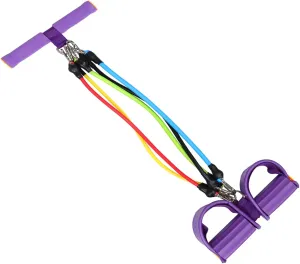 Kisangel Compact Pedal Puller Resistance Rope Ergonomic Foot Band for Home Gym Stretching Multi Use Fitness Equipment for Abdominal and Leg Workouts Resistance