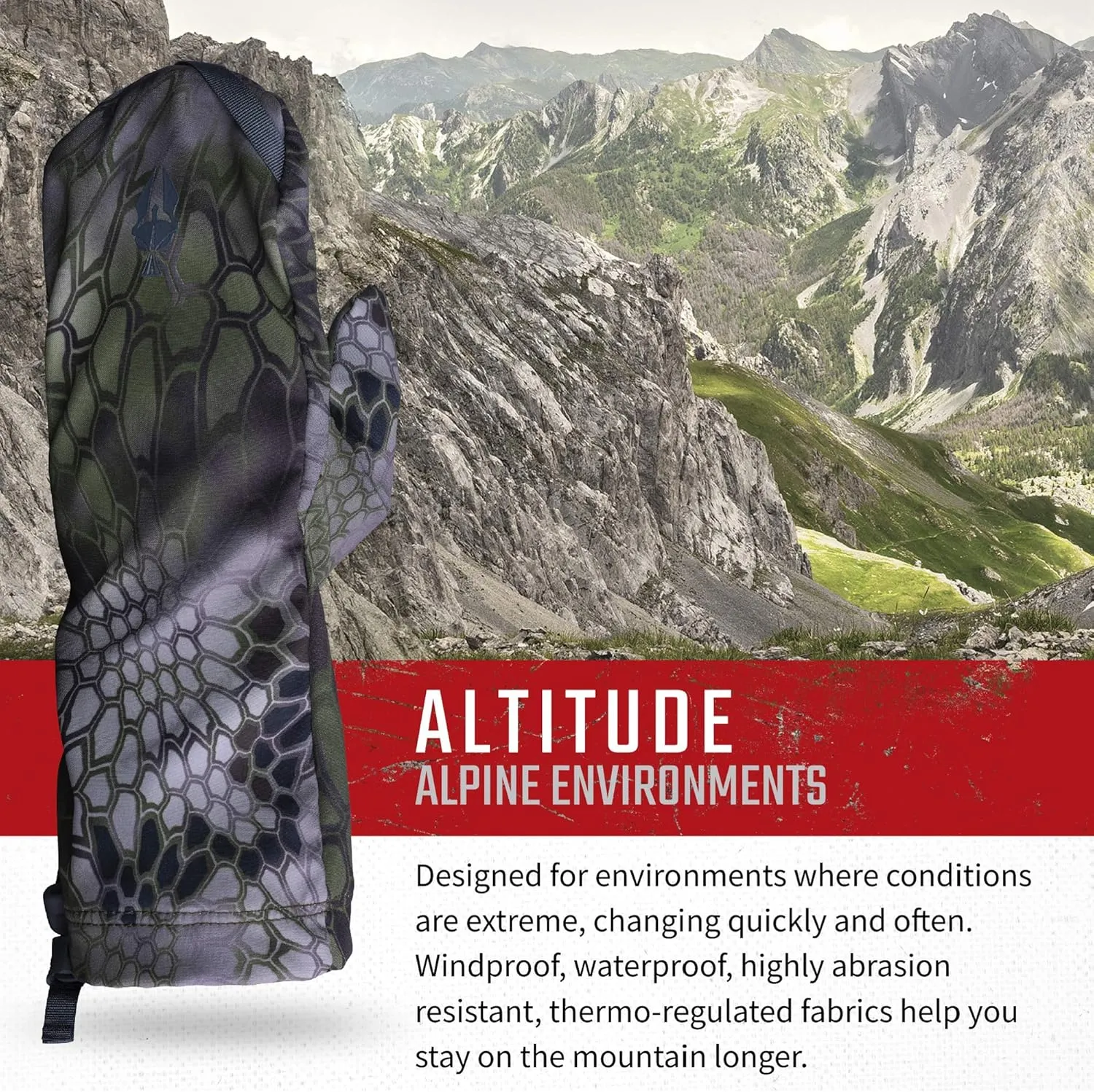 Kryptek Men's Bora Overmitt