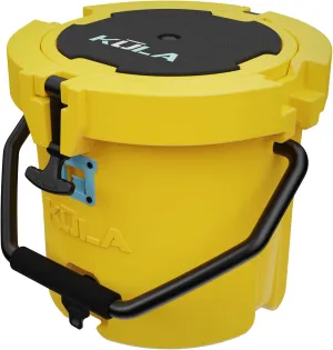 KULA by Bote Hard Shell Cooler with Drink Tap Travel Handle Rubber Closure Gatorshell Construction Strong Insulation 2.5 Gallon Capacity Portable Fishing Seat Multiple Colors