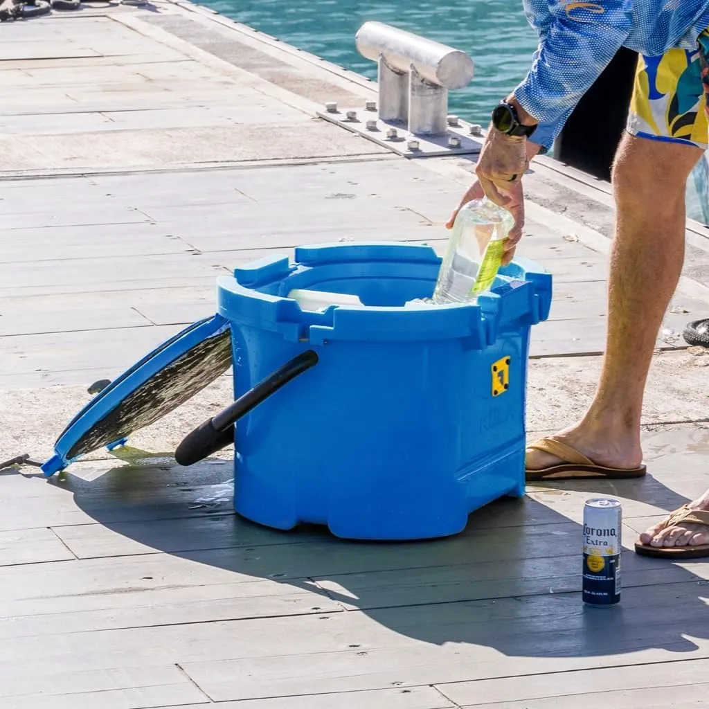 KULA by Bote Hard Shell MAGNEPod Compatible Cooler Travel Handle Rubber Closure Gatorshell Construction Strong Insulation 10 Gallon Capacity Portable Fishing Seat Multiple Colors