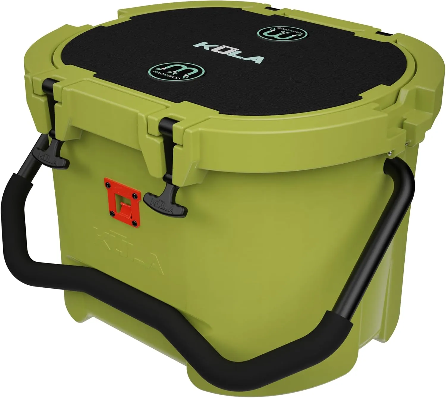 KULA by Bote Hard Shell MAGNEPod Compatible Cooler Travel Handle Rubber Closure Gatorshell Construction Strong Insulation 10 Gallon Capacity Portable Fishing Seat Multiple Colors