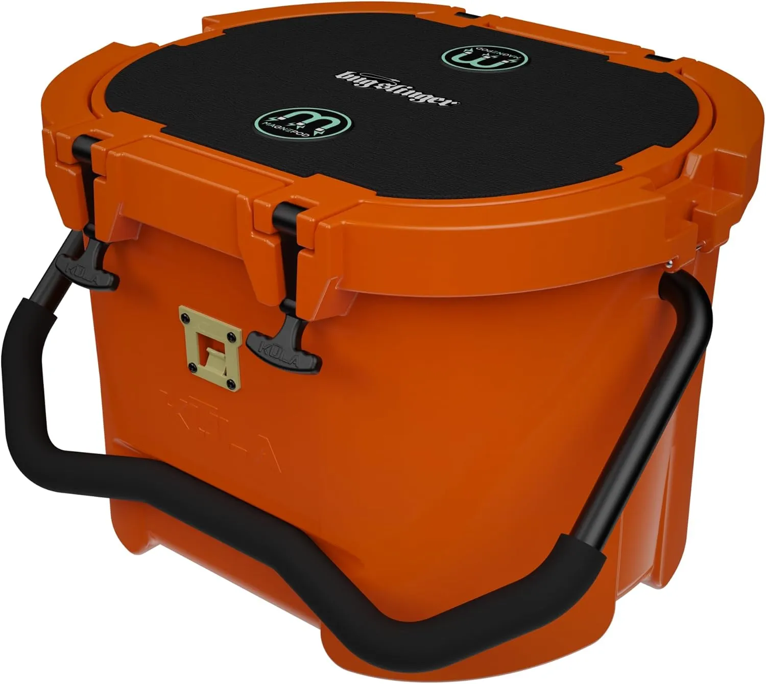 KULA by Bote Hard Shell MAGNEPod Compatible Cooler Travel Handle Rubber Closure Gatorshell Construction Strong Insulation 10 Gallon Capacity Portable Fishing Seat Multiple Colors