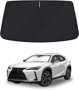 KUST Windshield Sun Shade for 2019-2023 2024 2025 Lexus UX 200/250h/260h/300h/300e Window Shade Sun Visor Cover Foldable Blocks UV Rays Keep Your Car Cooler