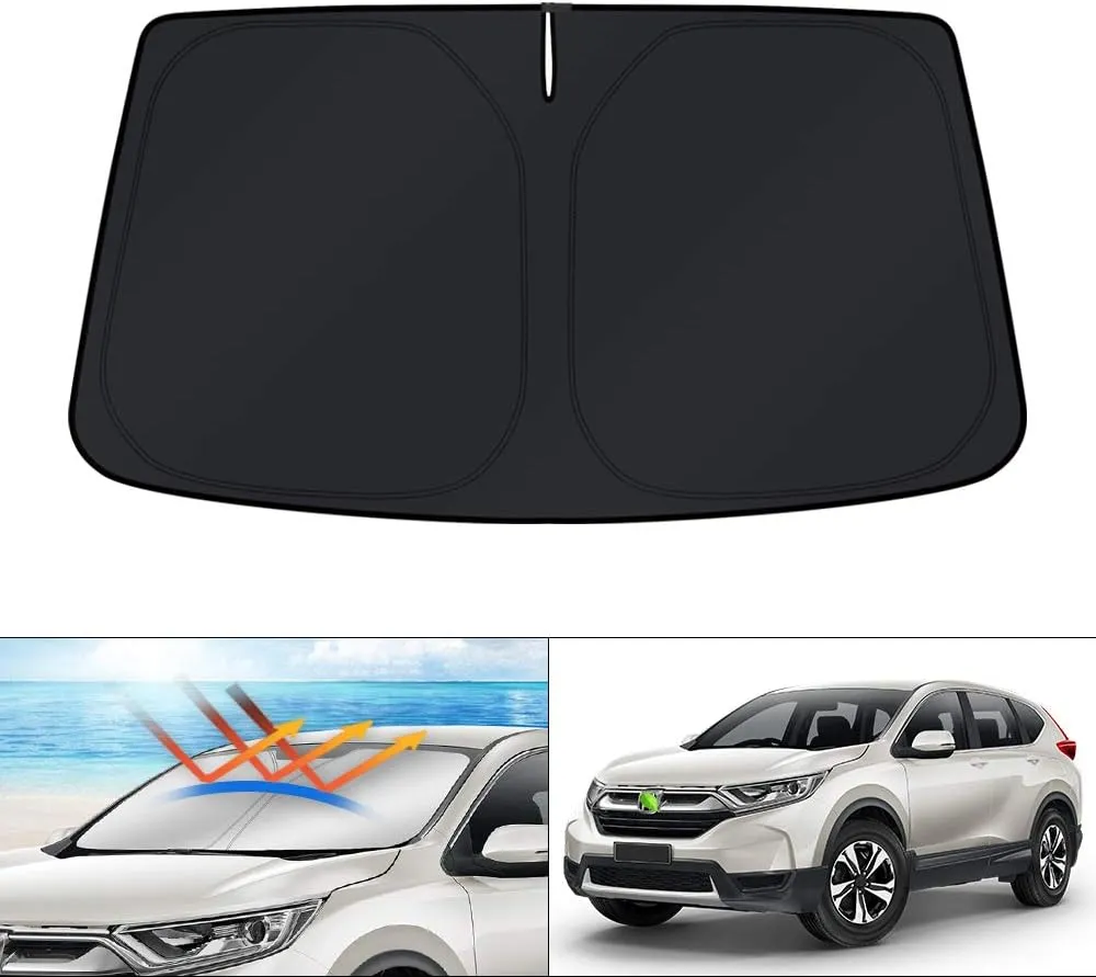 KUST Windshield Sun Shade for Honda CR-V 2017 2018 2019 2020 2021 2022 CRV Sunshade Window Sun Visor Protector Foldable Blocks UV Rays Keep Your Car Cooler