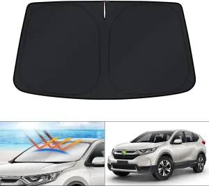 KUST Windshield Sun Shade for Honda CR-V 2017 2018 2019 2020 2021 2022 CRV Sunshade Window Sun Visor Protector Foldable Blocks UV Rays Keep Your Car Cooler