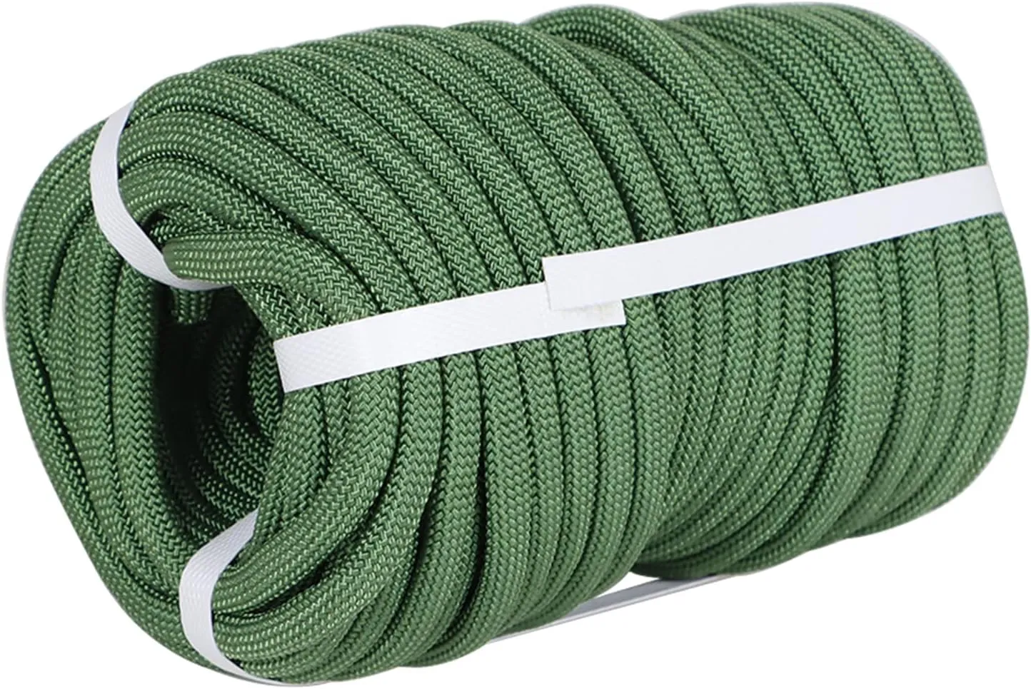LABLT High Force Braided Polyester Rope, Arborist Rigging Rope, (3/8” x 100’) Heavy Duty Rope for Hiking, Swing, Camping, Gardening, Military Green