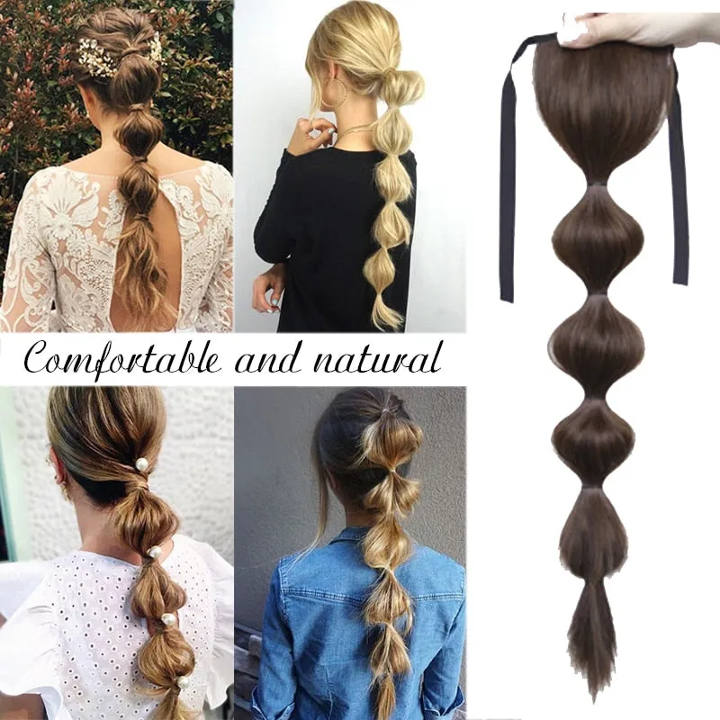 Lantern Bubble Straight Ponytail (Synthetic)