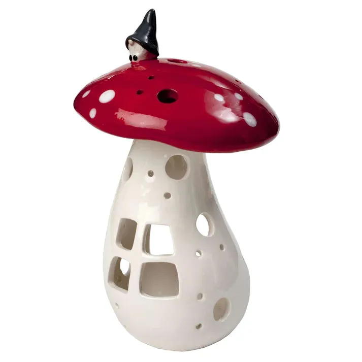 Lantern | Gnome on Mushroom | 14 - 21cm