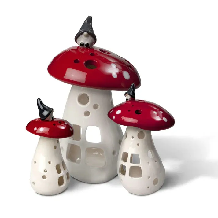 Lantern | Gnome on Mushroom | 14 - 21cm