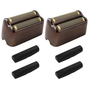 Latest Version 2 Pcs Replacement Foil and Cutters for Ba-Bylis Double Foil Shaver, Replacement Foil for Ba-Bylis FXFS2 Shaver, (Black)