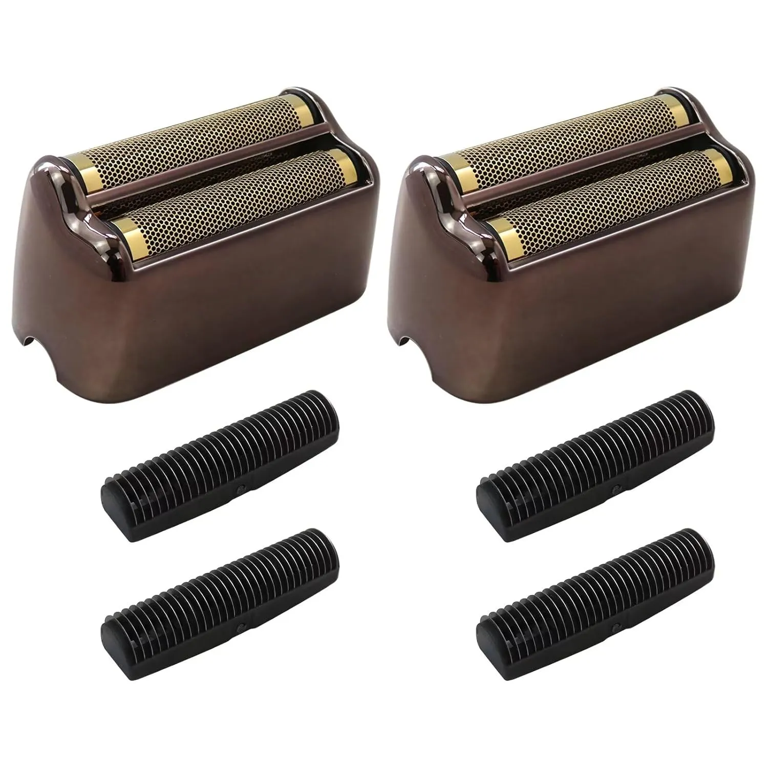 Latest Version 2 Pcs Replacement Foil and Cutters for Ba-Bylis Double Foil Shaver, Replacement Foil for Ba-Bylis FXFS2 Shaver, (Black)