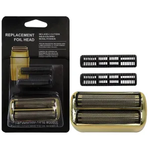 Latest Version Replacement Foil and Cutters for Double Foil Shaver, Replacement Foil for FXFS2 Shaver, (Gold)