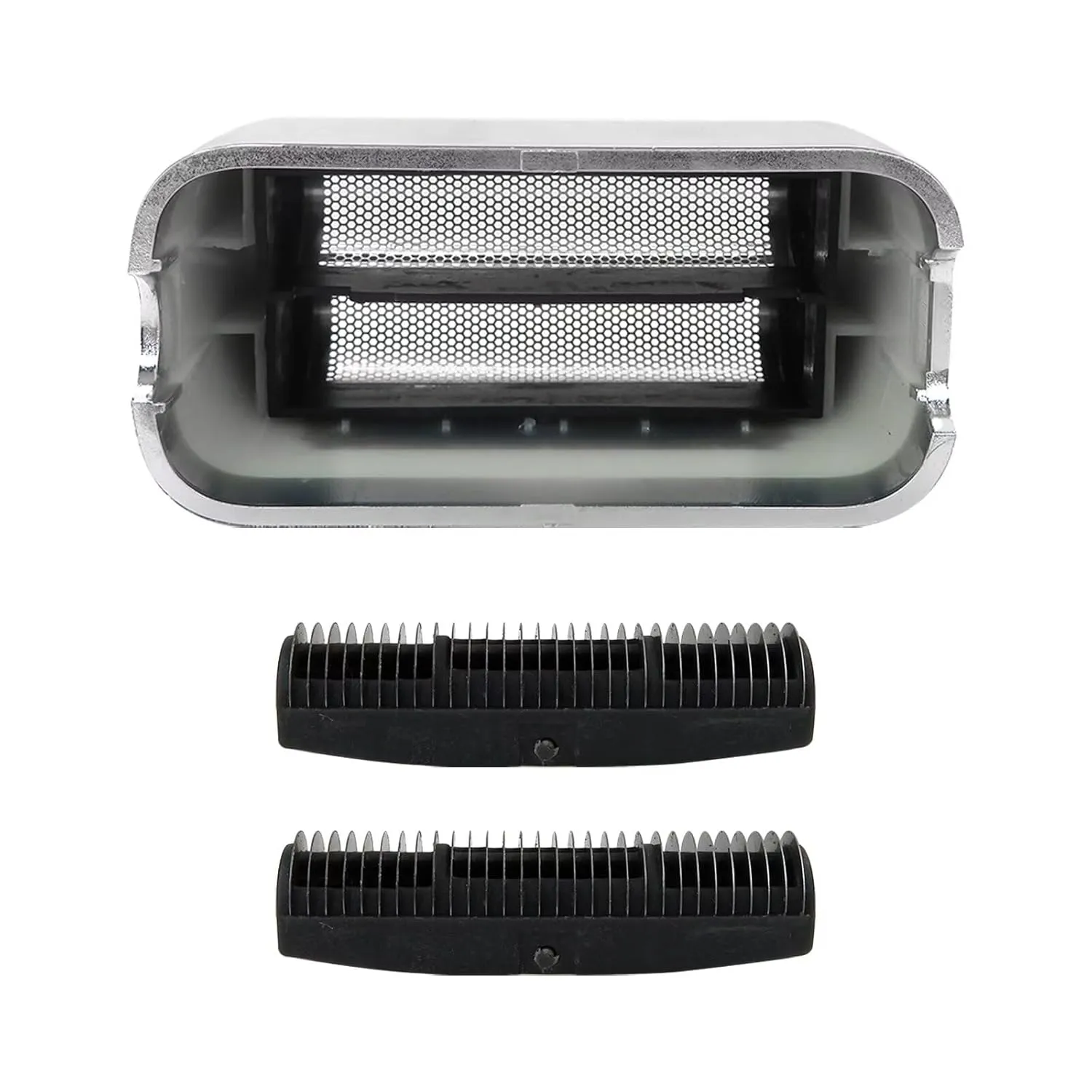 Latest Version Replacement Silver Foil Double Foil Head for FoilFX02 Silver Shaver FXRF2S