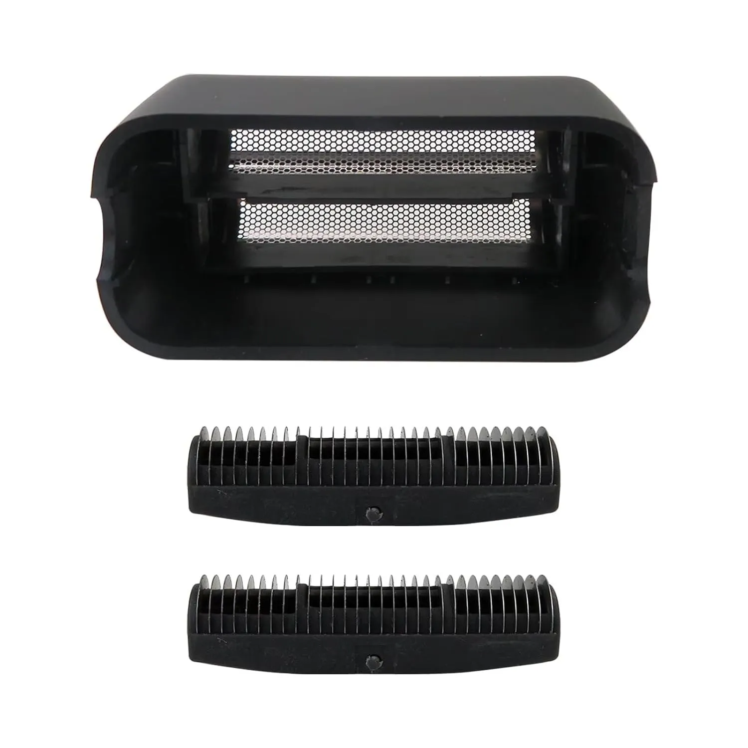 Latest Version Shaver Replacement Foil and Cutters for Double FXFS2 Metal shaver foil replacement, Matte Black
