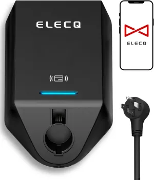 Level 2 EV Charger, 240V/40A Electric Car Charger, App-Controlled Electric Vehicle Charging Station with 25' Cable, NEMA 14-50/J1772, Complies with UL Certification Standards