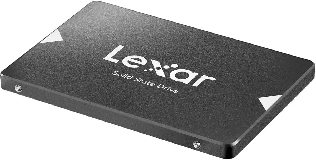 Lexar 256GB NS100 SSD 2.5 Inch SATA III Internal Solid State Drive, Up To 520MB/s Read, Gray (LNS100-256RBNA)