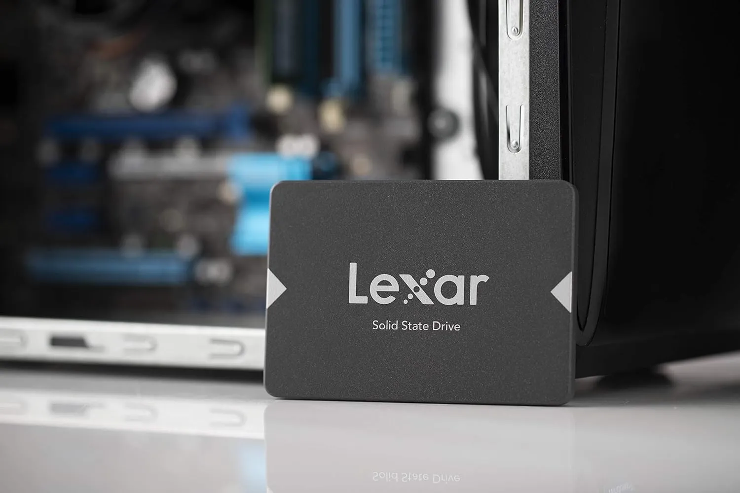 Lexar 256GB NS100 SSD 2.5 Inch SATA III Internal Solid State Drive, Up To 520MB/s Read, Gray (LNS100-256RBNA)