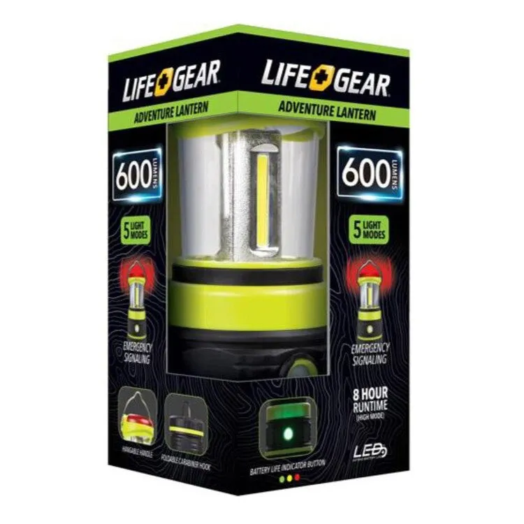 Life Gear 3D Multicoloured Adventure Lantern LG3968 /Ideal for Camping