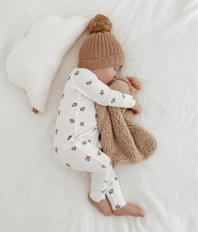 Long Sleeved Baby Zip Growsuit